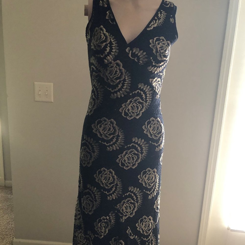 Maxi Dress Black Gold